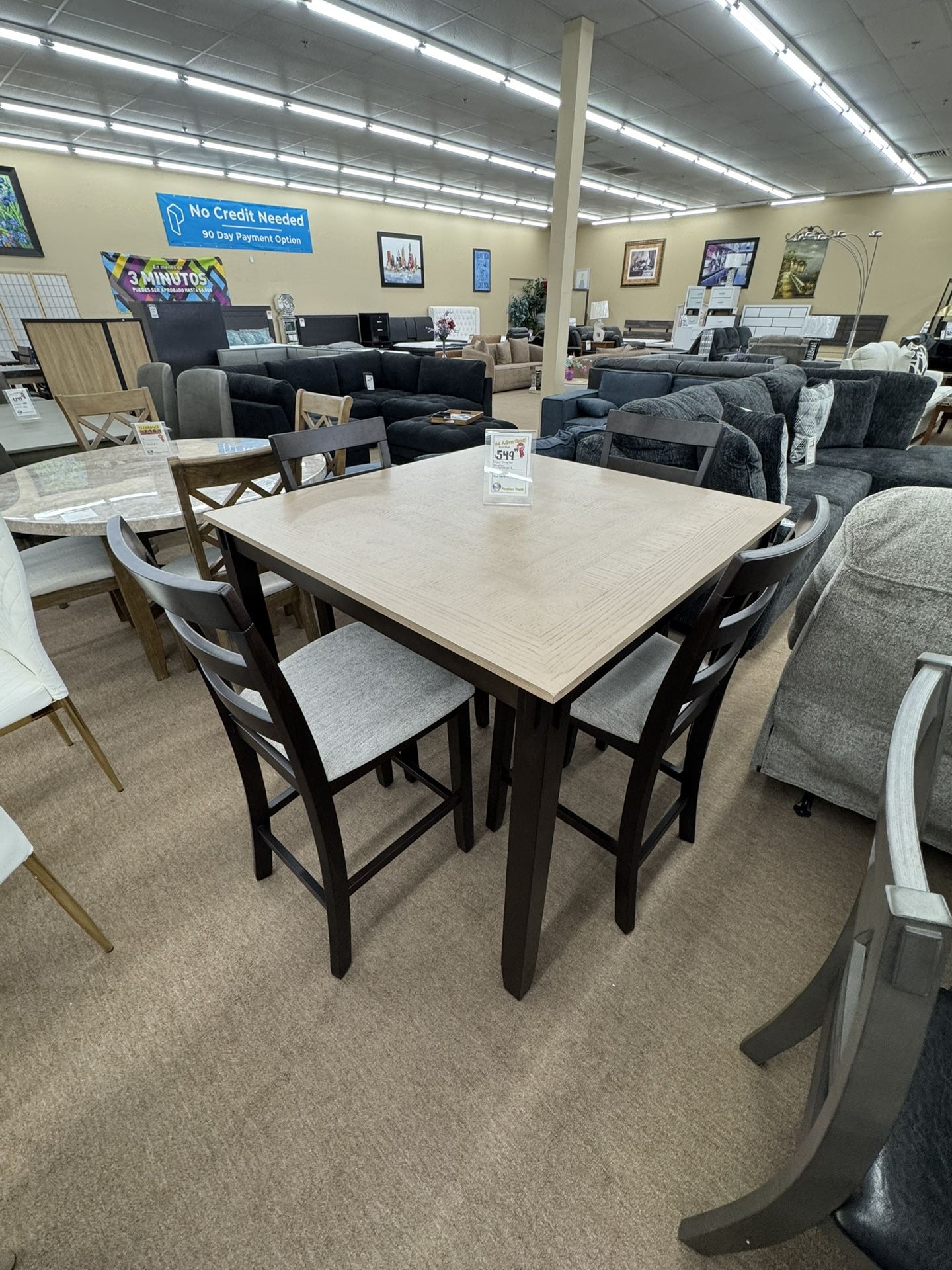 Brown 5pc Dining Set 