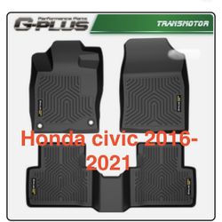 Floor Mats Liners For 2016 Thru 2021 Honda Civic 
