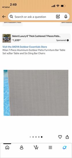 Akoya Milan patio table set