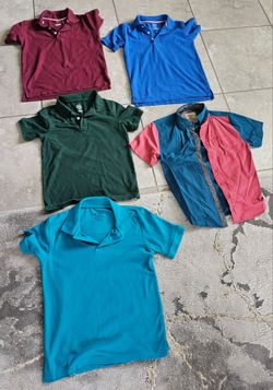 5 shirts size 10-12