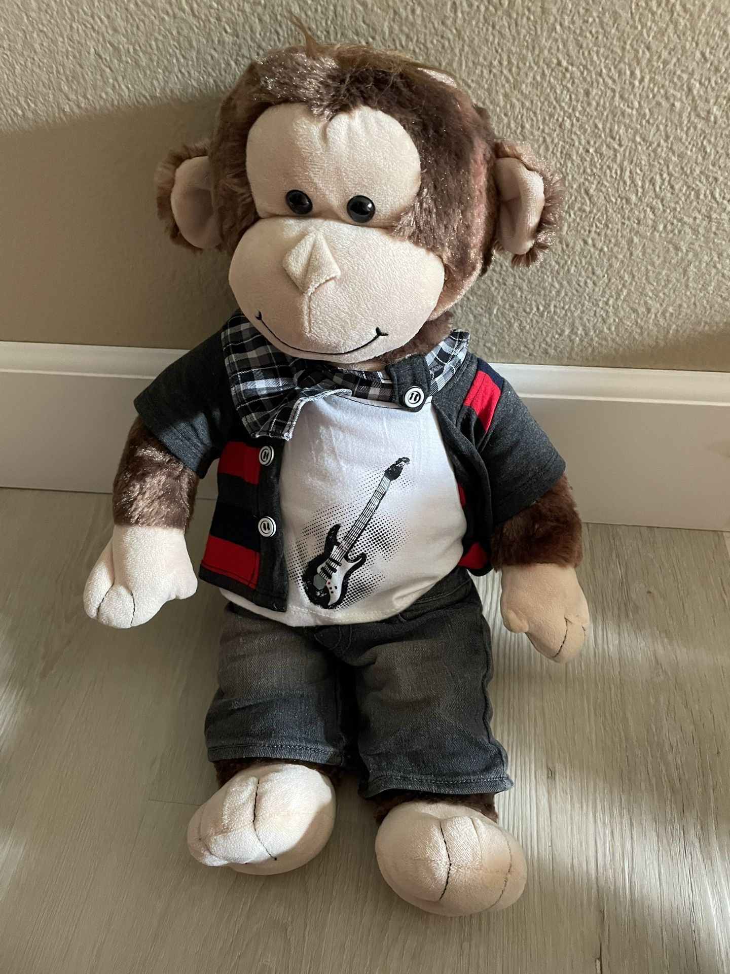 Build A Bear Workshop Monkey With Clothes