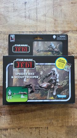 STAR WARS Return of the Jedi Speeder Bike & Scout Trooper, The Vintage Collection