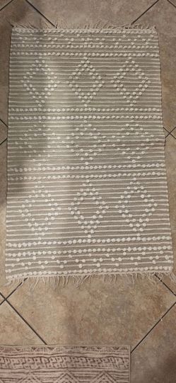Set of 3 throw rugs