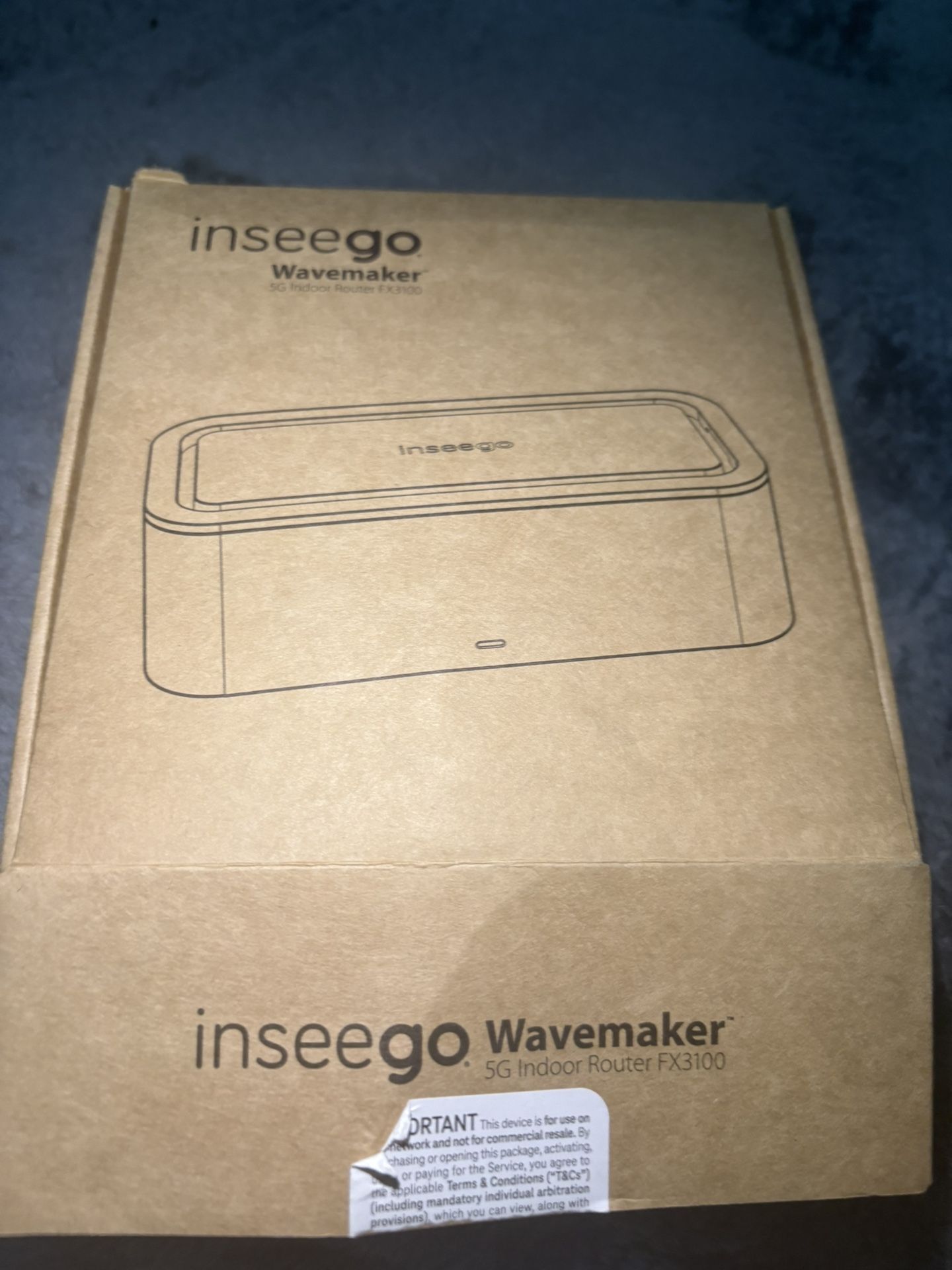 Inseego Wavemaker FX2000 5G Router with Sim Card Slot for Enterprise, Business or Home, Up to 3.3Gbps, 32 Devices, WiFi 6 Internet, LAN Port, 5G Modem