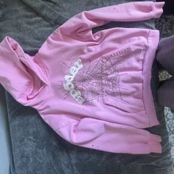 Pink Sp5der Hoodie 
