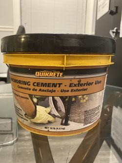 10 Lb Anchoring Cement - Ext