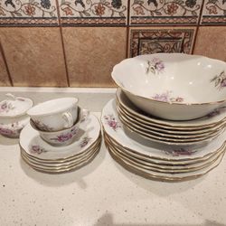 Porcelain Plates Set From Poland