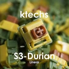 Ktechs s3 durian linear mechanical keyboard switches