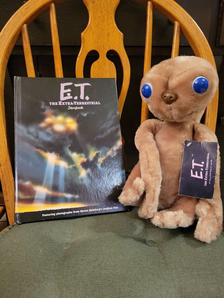 1982 ET Stuffed Animal and Book