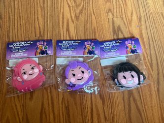 K-Pop Demon Hunters Slimygloop Tashy Tastic Squish Toys Set of 3