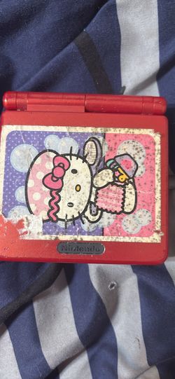 Nintendo Game Boy Advance SP (Flame Red) - Model AGS-001 - Tested & Working