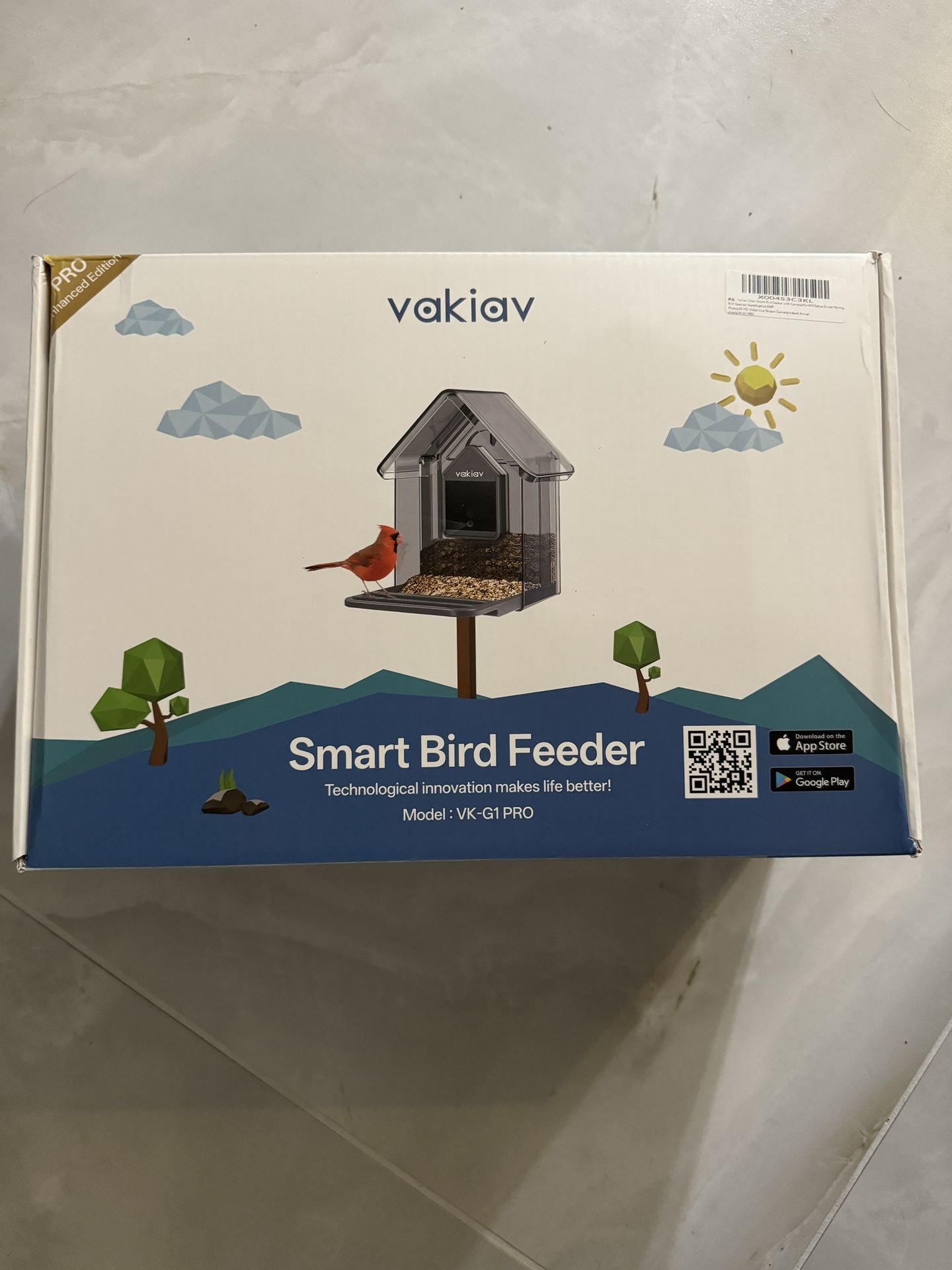 Smart Bird Feeder with Camera Solar Powered