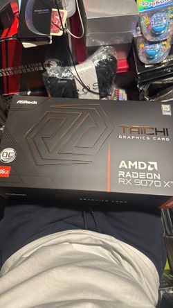 ASRock Radeon RX 9070 XT Taichi 16GB OC, RDNA 4, 3100MHz Boost, 16GB GDDR6 256-bit, PCIe 5.0, Taichi 3X Cooling, Dual BIOS, Polychrome SYNC