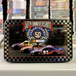Nascar 50th Anniversary Commemorative Playing Card Decks Collector Tin #174033