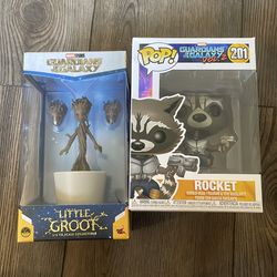 Rocket and Groot Figurine