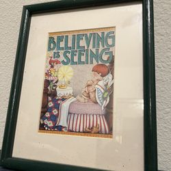 Believing Is Seeing Christmas Elf Art