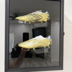 Messi X  Speedportal Leyenda.1 Firm Ground Cleats + Display Case (Messi/Argentina Inspired)
