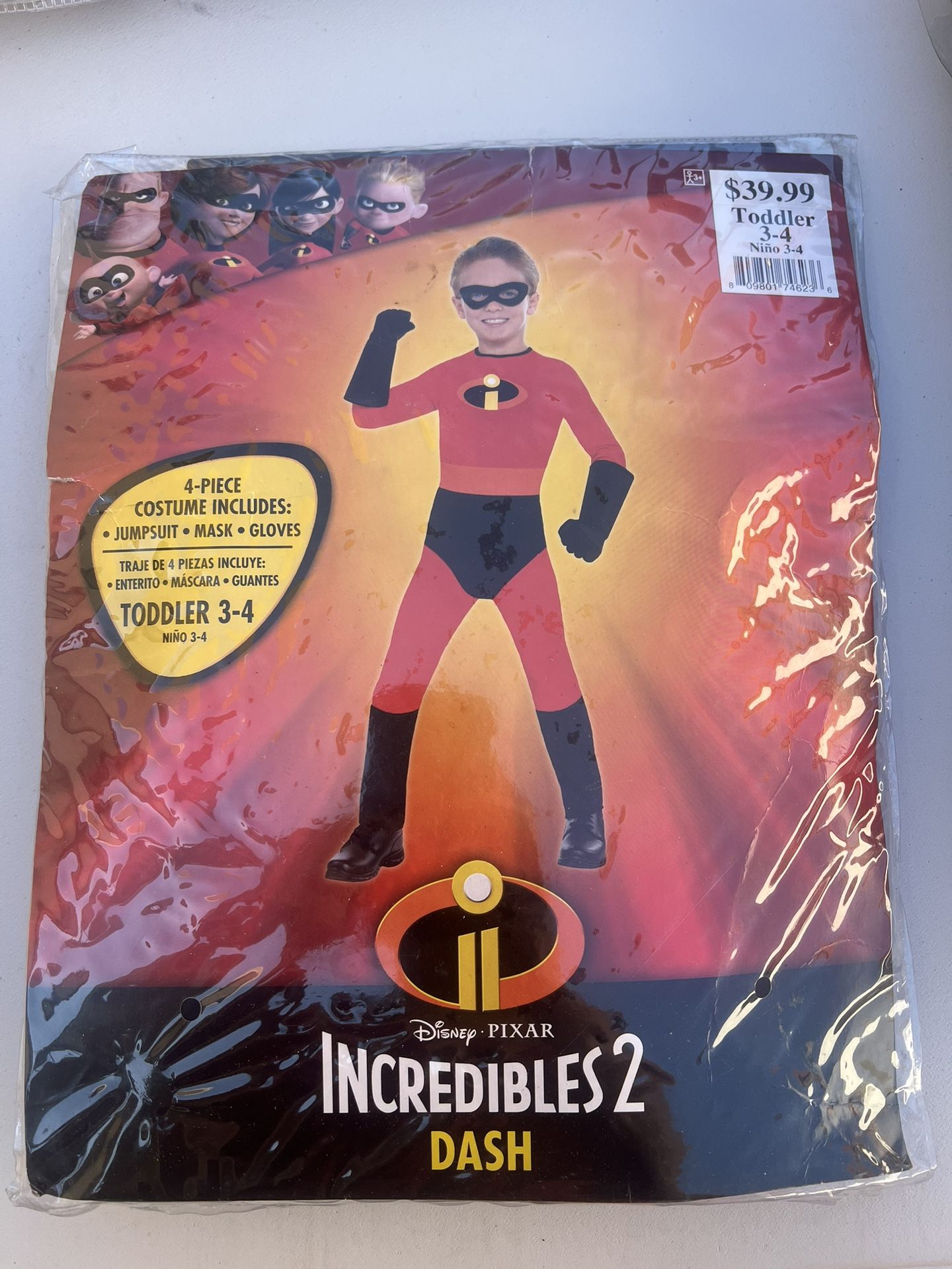 Incredibles Toddler 3-4 