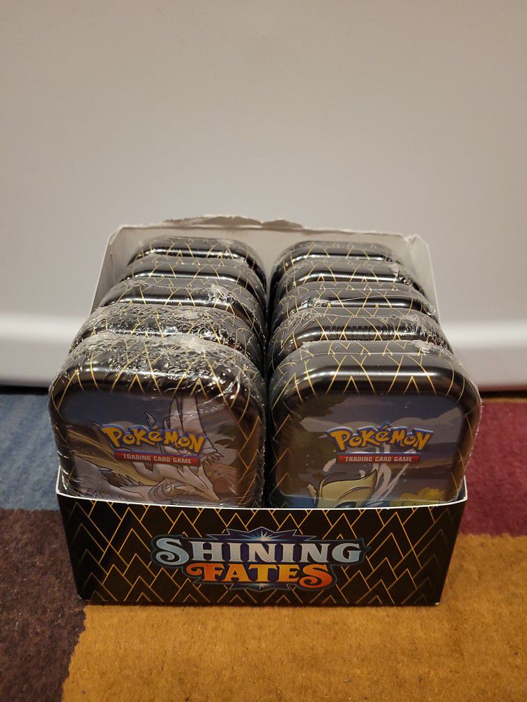 Pokemon Shining Fates Mini Tin 10 Pack