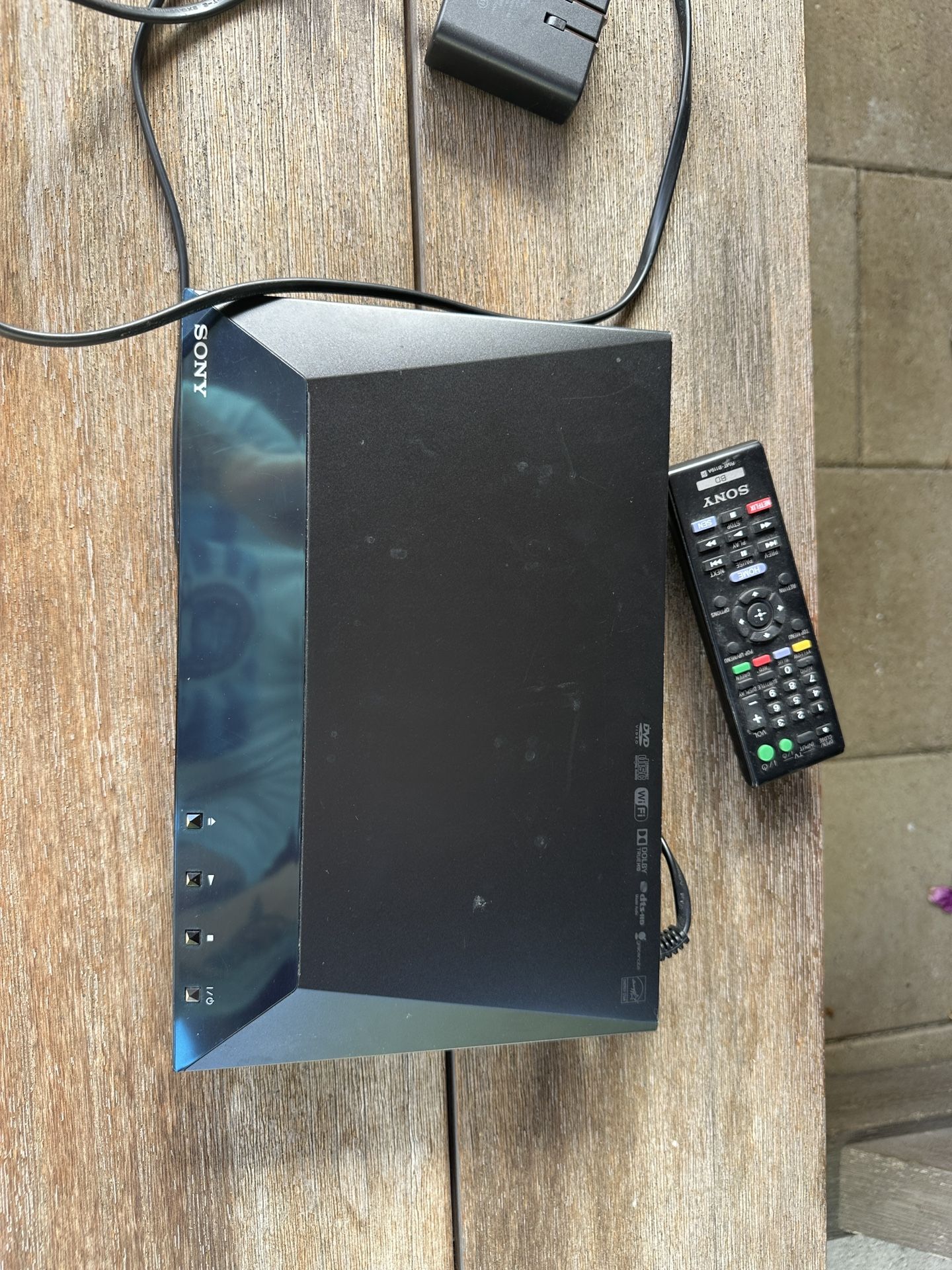 Sony Bluetooth DVD player and Blu-ray