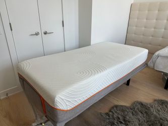 SET OF 2: Tempur Pedic PRObreeze Twin Beds and Motorized Adjustable Bases