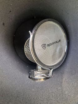 Microphone and studio speakers