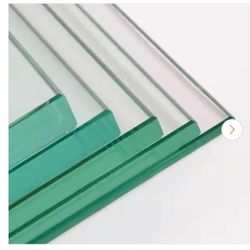 17x48in Piece Of 1/4 Inch Tempered Glass $15.- Firm