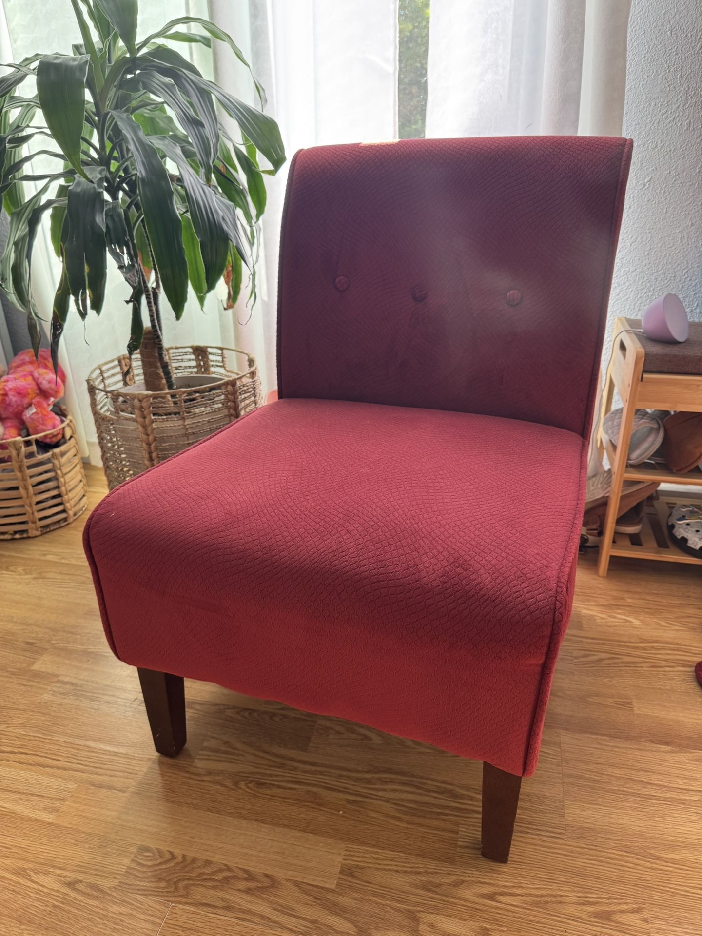 2 Chairs & Pull Out Couch, Jerome’s, Red Velvet OBO