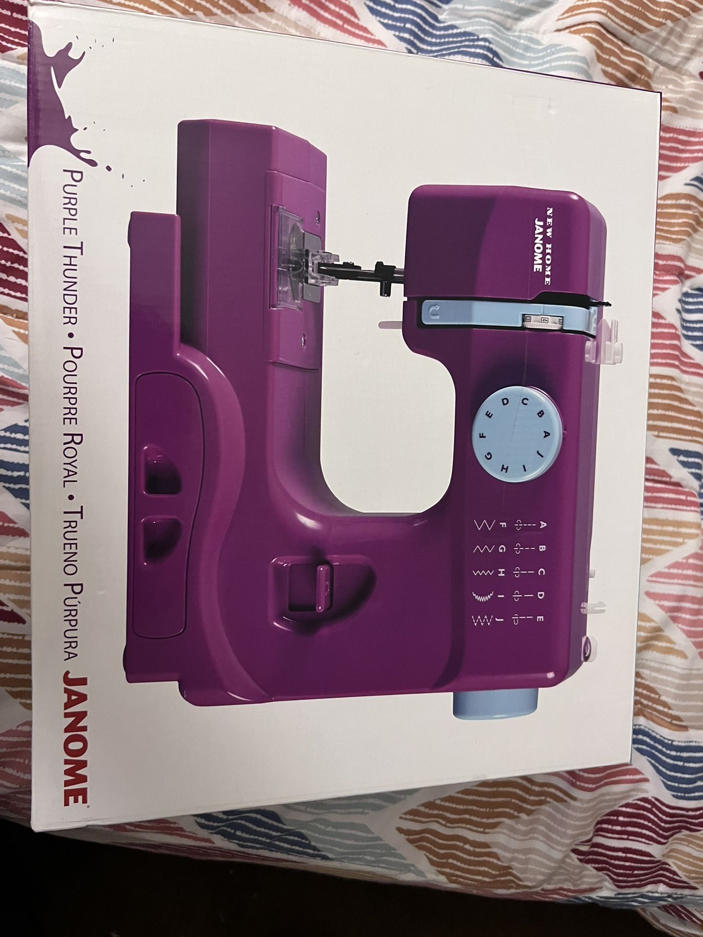 Janome  Sewing Machine Purple Thunder