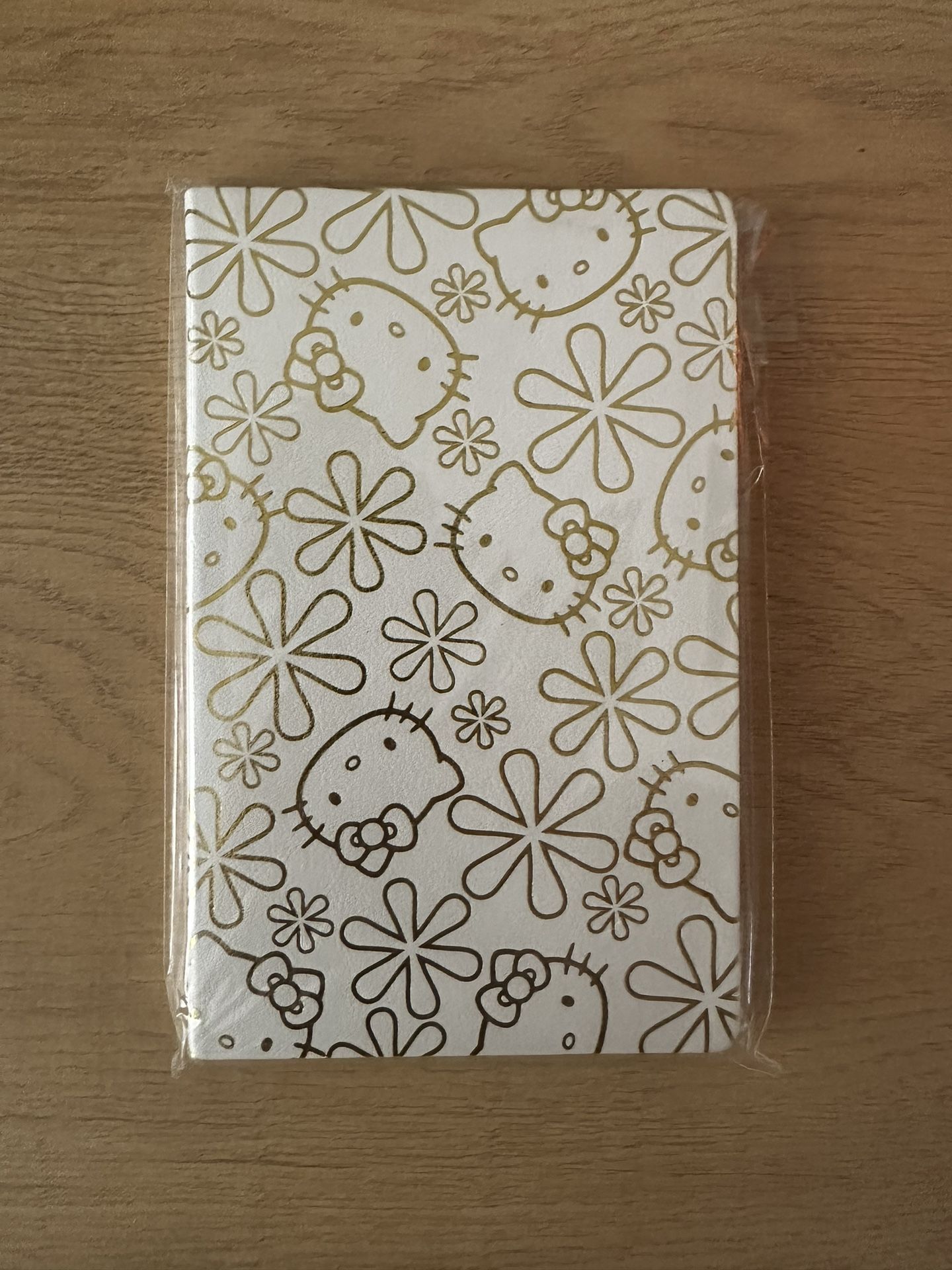 White & Gold Hello Kitty Notebook