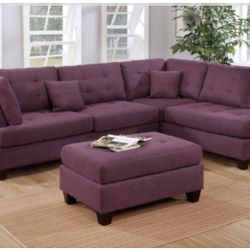 Sectional Sofa + Ottoman