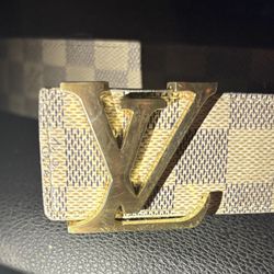 Mens Louis Vuitton Monogram Belt – Size 36/38