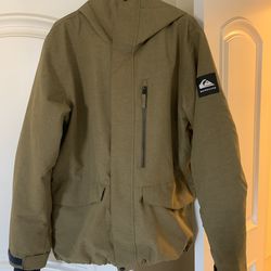 Men’s Quiksilver Winter Snowboarding Ski Jacket Coat - Size Medium