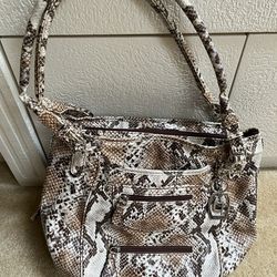 NEW PRICE : Faux Snakeskin Pocketbook