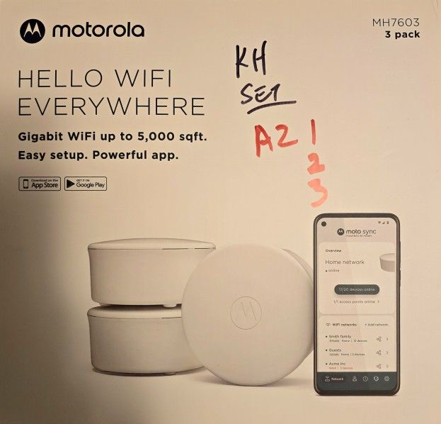 Motorola Mh7603 Mesh Network WIFI 