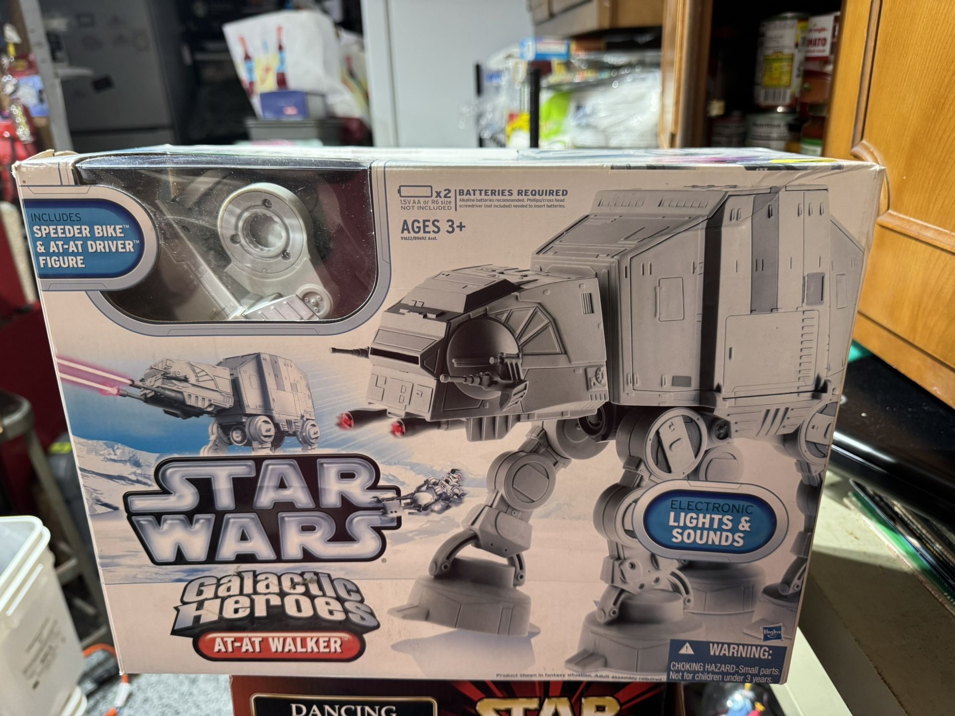 Star Wars Galactic Heroes AT-AT WALKER w/ Speeder Bike Hasbro 