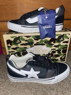 Vans x BAPE  (LX Knu School TB - BAPE BLACK CAMO)