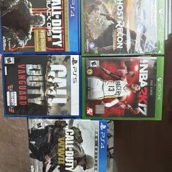 Video Game Bundle - PS4,PS5,Xbox one 