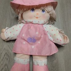 Vintage  Dolly Mine Soft Pink Polka Dot Doll