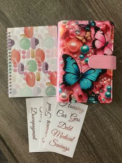 Butterfly Garden budget binder