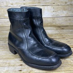 Hy-Test Tufgum Steel Toe Light Tread Oil Resistant Sole Black Boots - Sz 7 D