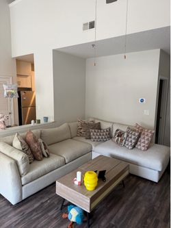 L-shaped sofa