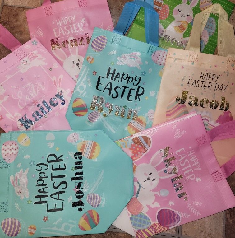 Personalized EASTER BAGS $10
