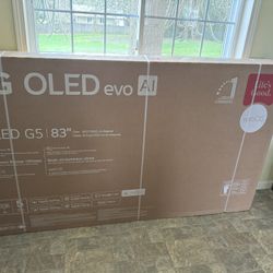 83” LG OLED EVO AI G5 Tv NEW IN BOX