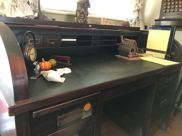 Antique Metal Rolltop Desk Rare For Sale In Dayton Oh Offerup