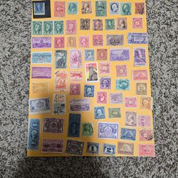 1 Sheet Old USA Stamps Lot USA VM 77