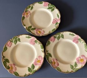Franciscan Desert Rose Bread & Butter Plates USA Backstamp