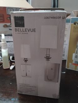 Bellevue 1-Light Brushed Nickel Wall