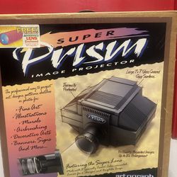 Artograph Super Prism Image Opaque Projector, model 225-090 w/ bonus lens