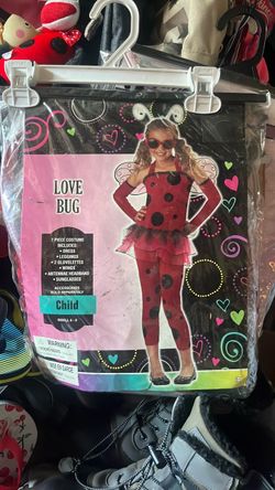 Child 6/8 love bug costume new